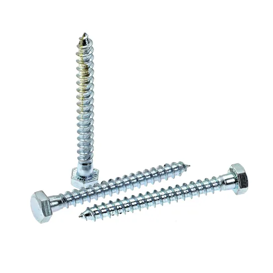 Coach Screws Wood Screws Lag Screws Carbon Steel DIN571 Zinc Plated Hex Lag Screws