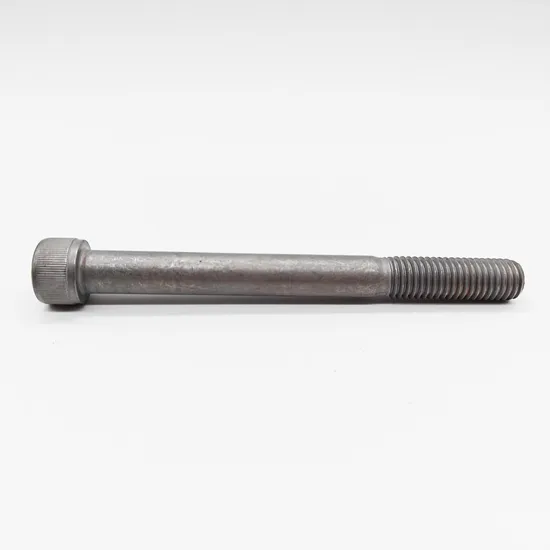 DIN912 Carbon Steel Grade 12.9 Dacro Finish Hex Socket Head Knurled Screw with Half Thread Allen Bolt