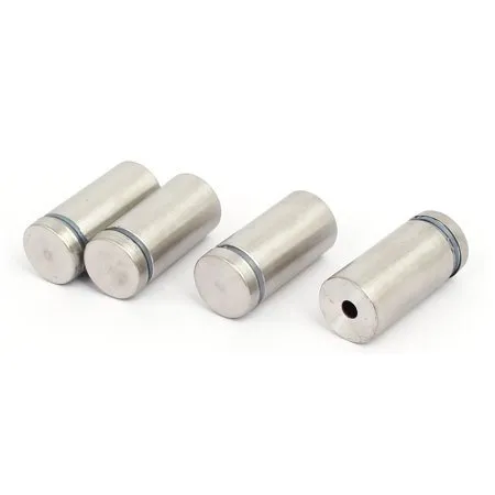 Stainless Steel Glass Table Spacers Standoff Fixing Screws Bolts Fencing Post Glass Standoffs with Adjustable Glass Bolts