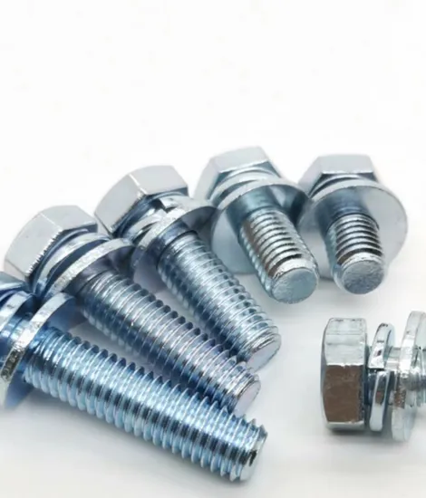 Hexagon Head Machine Screws Bolts Combine with Spring Washer