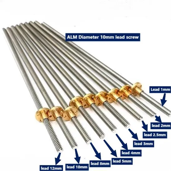 Precision Tr10X1 Tr10X2 Tr10X4 Tr10X5 Tr10X8 Tr10X10 Tr10X12 Tr10X14 Tr10X20 Tr10X25 Lead Screw