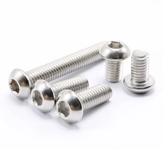 ISO7380 Ms Hexagonal Socket Button/Pan Head Cap Machine Screws