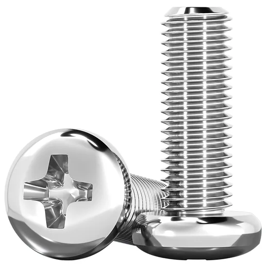 Recessed Round Pan Head Phillips Cross Machinery Screw