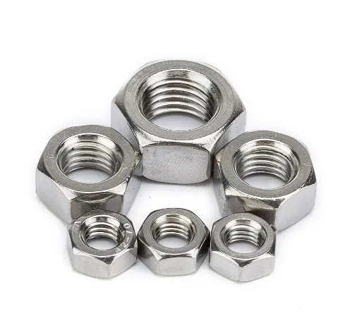 Fastener Factory Stainless Steel or Carbon Steel DIN934 Hexagon Nuts