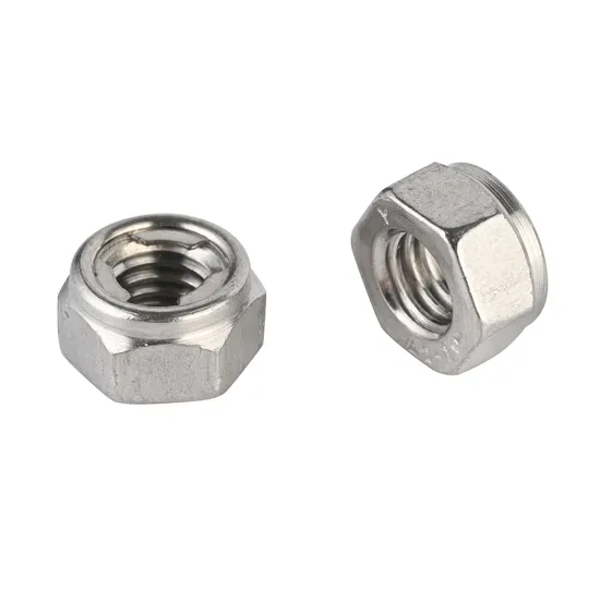 DIN980m Stainless Steel Lock Nut with Three Piece Metal