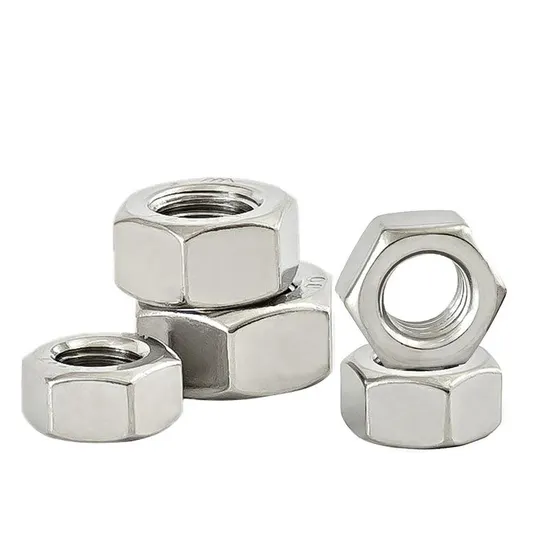 Premium 304 Stainless Steel Hex Nut Fasteners for Hardware