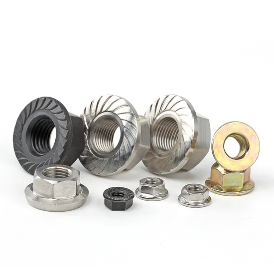 DIN6923 Stainless Steel/ Carbon Steel Hex Flange Nuts Hexagon Nuts with Flange