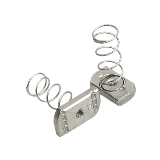 Stainless Steel Square Nut with Spring Nut Long Type Spring