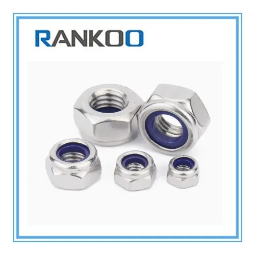 Stainless Steel 304 316 A2 A4 Wholesale DIN985 DIN982 Hex Nylon Lock Nut