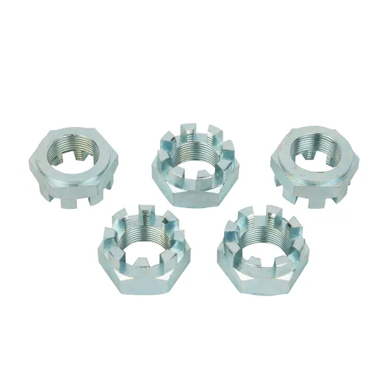 Trailer with Slotted Locking Nut DIN935 DIN937