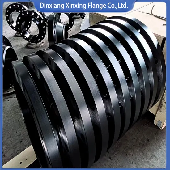 Carbon Steel Large Diameter Spray Paint Flat Welded Flange