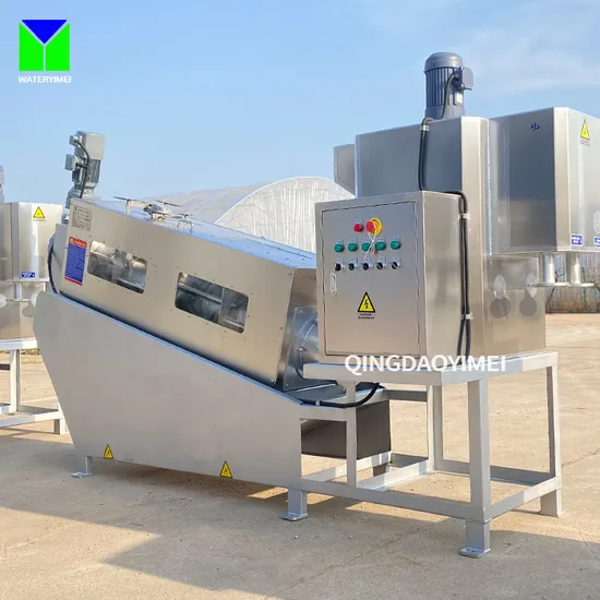 Screw Press Dehydrator Sludge Dewatering Technology for Sewage Slurry Dewatering Treatment