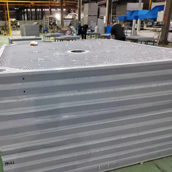 1200mm 1500mm Replaceable PP Membrane Squeeze Filter Presses and Filter Plates