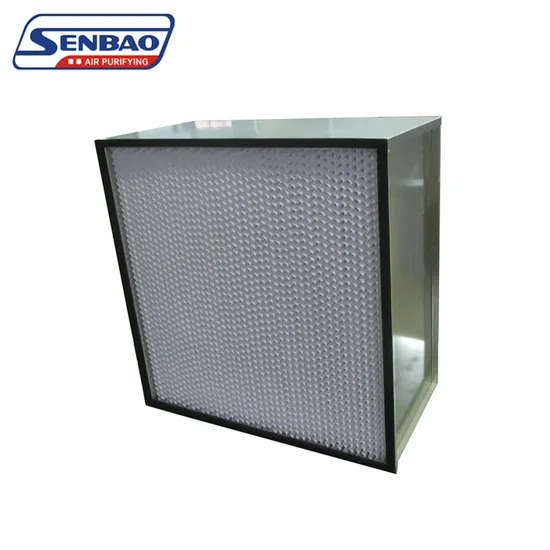 High Efficiency HEPA Box Deep Pleated HEPA Air Filter for Cleaner Air