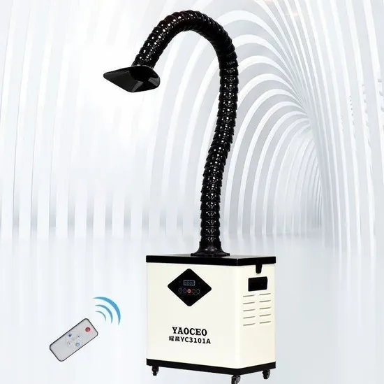 Durable Welding Fume Dust Collector with LCD Display and Quiet Function