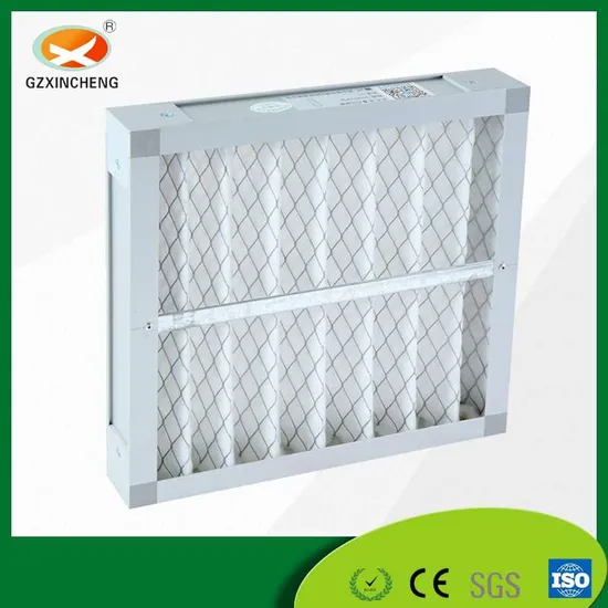 Beverage Plant Purification System G4 Folded Panel Air Pre Filter