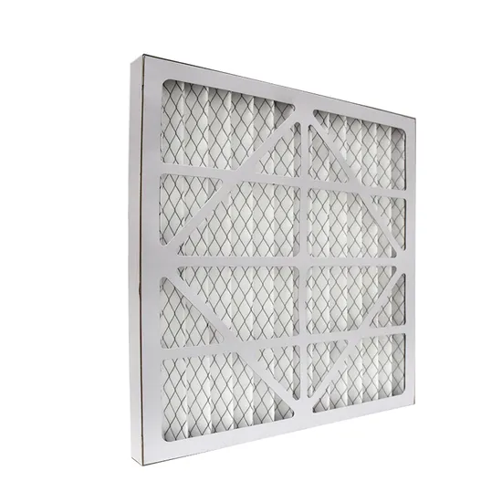 Custom 24X24′ Cardboard Frame Disposable V Shape Pleated Panel HVAC Air Filter