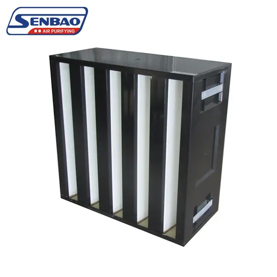 Box Type High-Efficiency V Bank Filter for Clean Room