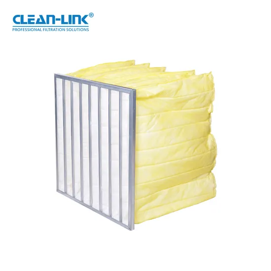 Clean-Link Air Conditioner Filters Seamless Pocket Pre-Filter Filter Suppliers Filtre Ahu Filter
