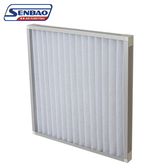 HVAC Clean Room G3 G4 Pleated Panel Pre Filter