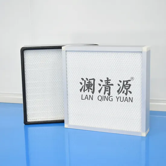 H13/H14/U15/U16 Mini Pleat HEPA Filter Fiberglass Paper Ventilation Filter 46/50/69/90/100mm HEPA Air Filter Semiconductor HEPA Filter Purifier HEPA Filter