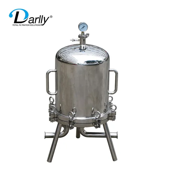 Stainless Steel 304/316L Lenticular Filter Housing with Depth Stack Disc Filter Cartridges 8"/12" / 16"