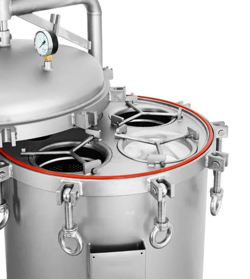 Multi-Bags Filter Housing for Industrial Liquids Filtration CS 304 316L 2205 Ti