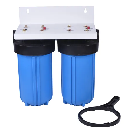 Double Big Blue Jumbo Pipeline Water Filter