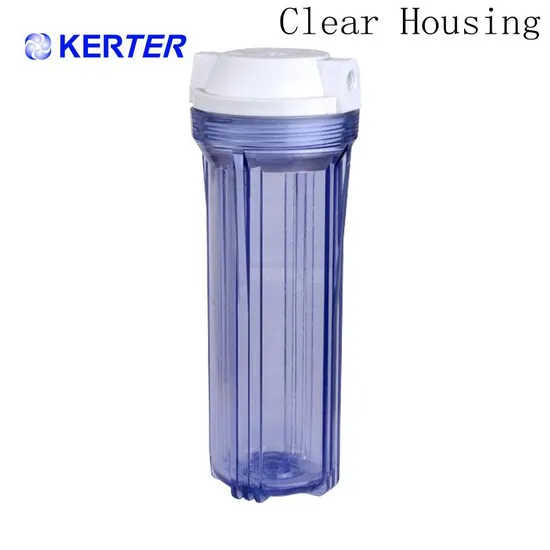 10 Inch Length Clear Water Filter Housing Water Purifier Parts