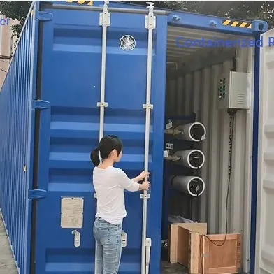 Containerized RO Bwro Reverse Osmosis Purification Machine Sea Seawater Desalination System Ultra Filtration System UF Ultrafiltration Water Treatment Plant