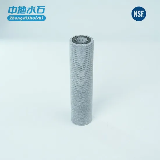 Alkaline Mineralizing Post Carbon Fiber Filter for Water Purifier