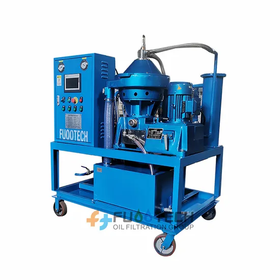 Fuootech Series Hfo Centrifuge Oil Separator Fcf Centrifugal Oil Purifier
