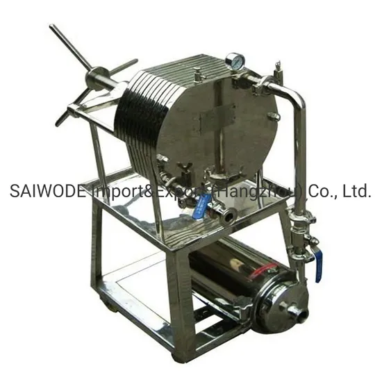 Low Price Stainless Steel Pure Peanut Oil Plate Frame Filter Machine