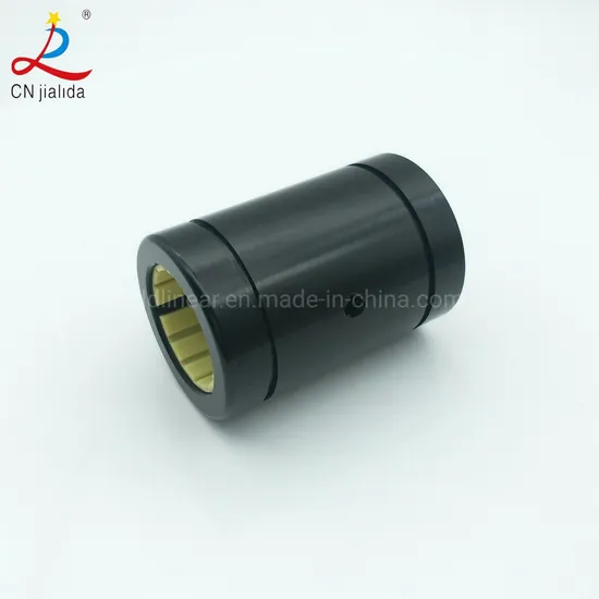 Polymer Bearing Oilless Closed Anodized Aluminum Adapter Plastic Linear Plain Bushing Same Size as Igus for Food Medicine Machine Parts