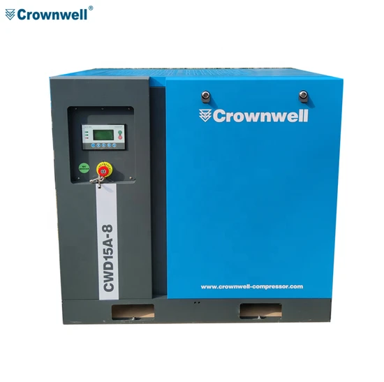 15kw 20HP Cwd15 Oil Injected Fix Speed Rotary Screw Air Compressor Crownwell