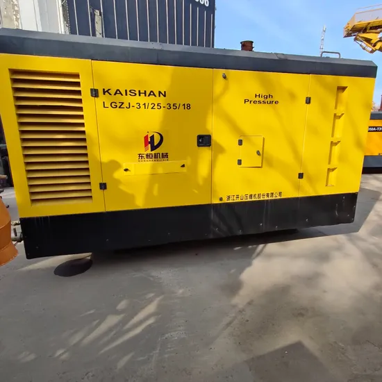 Kaishan High Pressure Diesel Screw Air Compressor for Drilling Lgzj-31/25 Screw Type Air Compressor