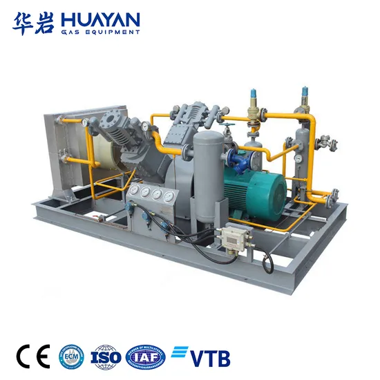 Factory Direct Supply D-Type 250 Bar CNG High Pressure Natural Gas Piston Reciprocating Air Booster Compressor