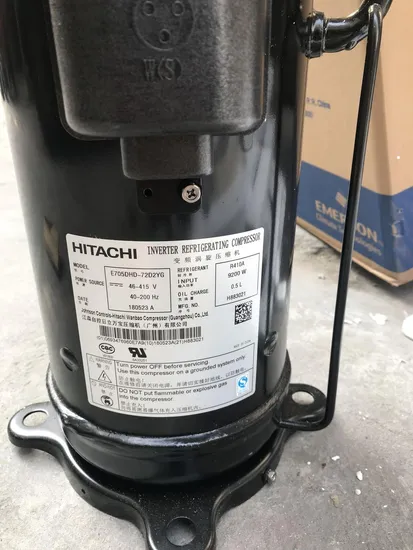 2023 Hot Sale R410A DC Inverter Scroll Compressor E655DHD-65D2yg E405DHD-38d2yg