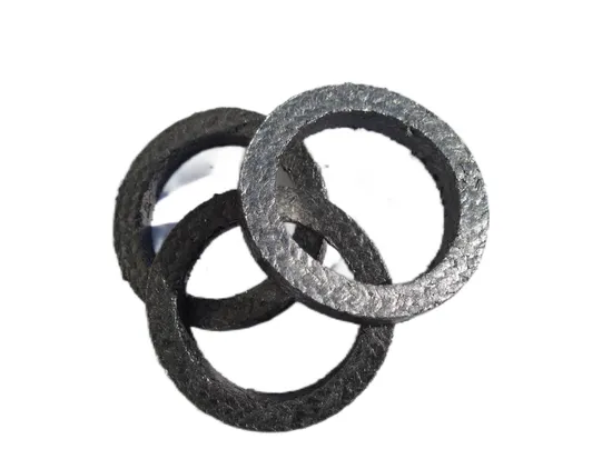 High Temperature Resistant Pure Flexible Graphite Gland Packing Tape Yarn Ring Pure Flexible Graphite Gasket