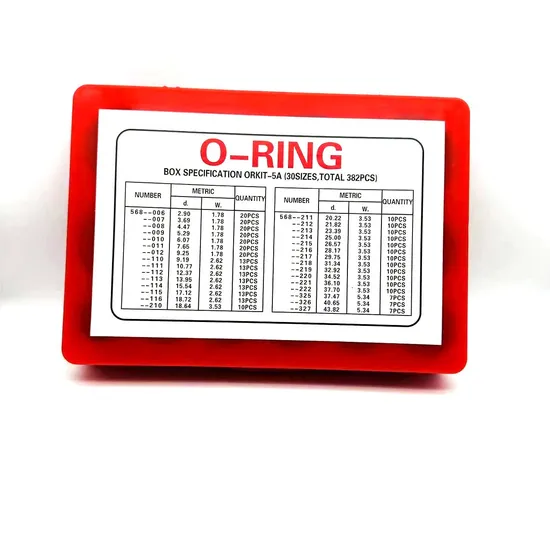 Hot Sale Rubber Seal Kit O Ring O Ring Kit Material NBR70 Red Yellow Blue Box Oring Kit Box