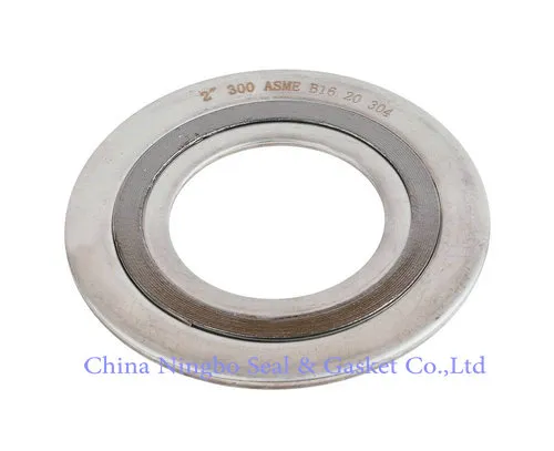 Spiral Wound Gasket ASME B16.20 Stainless Steel SS304 SS316 and Graphite