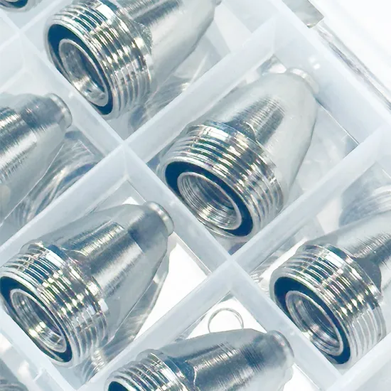 Plasma Cutter Electrodes Nozzle Tips Shield Cup for P80 Plasma Cutting