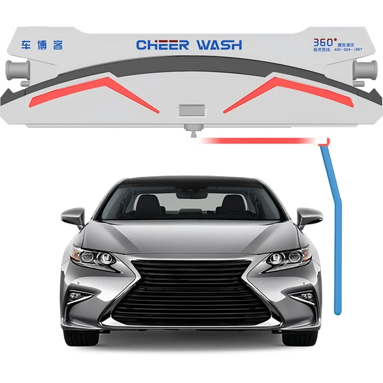 Professional Cl500 Auto-Washing Machine 15oow Cyberpunk Style Car Wash System Stainless Steel Equipment Factory Direct Sales