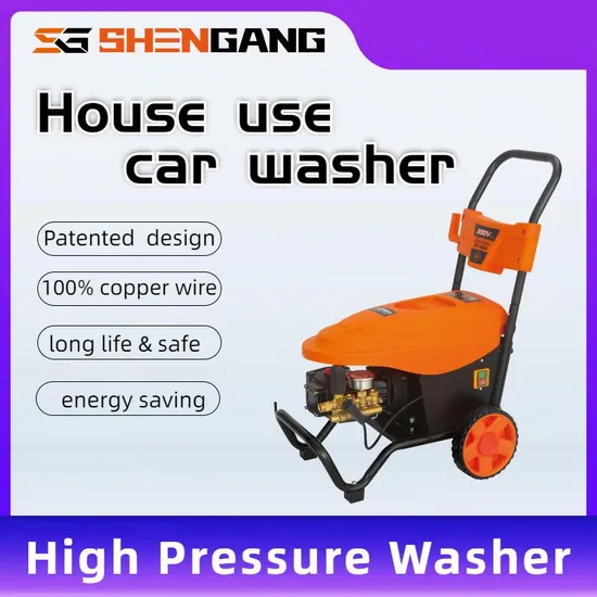 Sg Shengang Patented Design 100% Copper Wire 100bar Household Commercial Car Cleaner High Pressure Washer