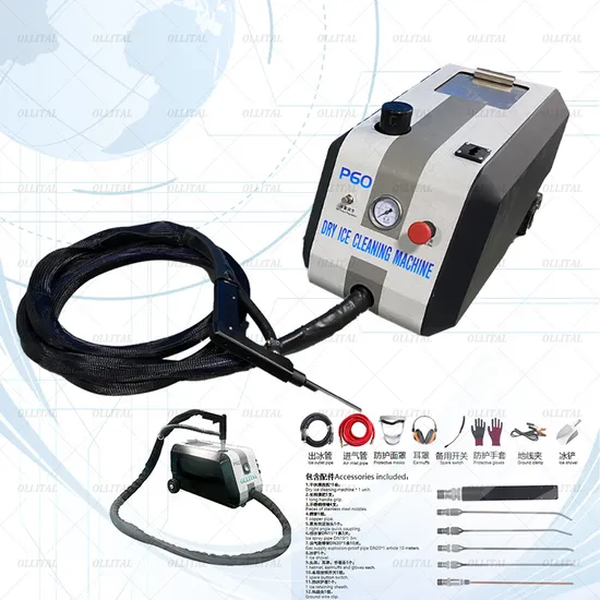 Dry Ice Blasting Machine for Industrial Cleaning Small Dry Ice Cleaning Machine