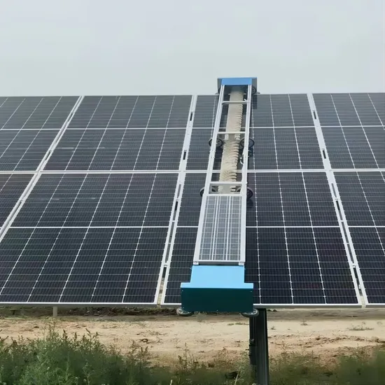 APP Control Automatic Solar Panel Cleaner for Solar Panel Power Station