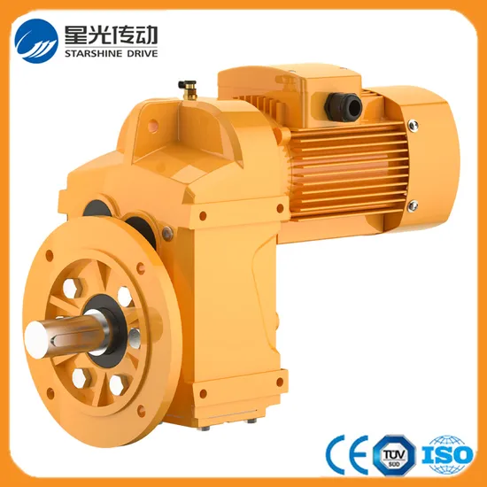 Parallel Shaft Gear Motor Helical Gearbox with Hollow Output Shaft Speed Reducer