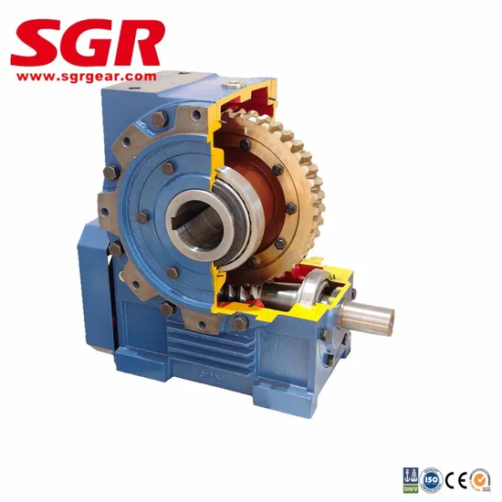 High Efficiency Worm Gear Series Double Enveloping Worm Gear Unit Worm Gearbox