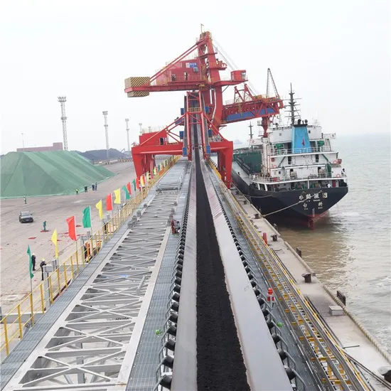 Land Belt Conveyor for Mining/Port/Cement/Power Plant Industries