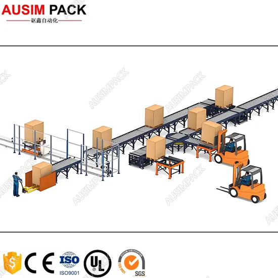 Customized Heavy Duty Loading Pallet Conveying System Pallet Chain Conveyor System